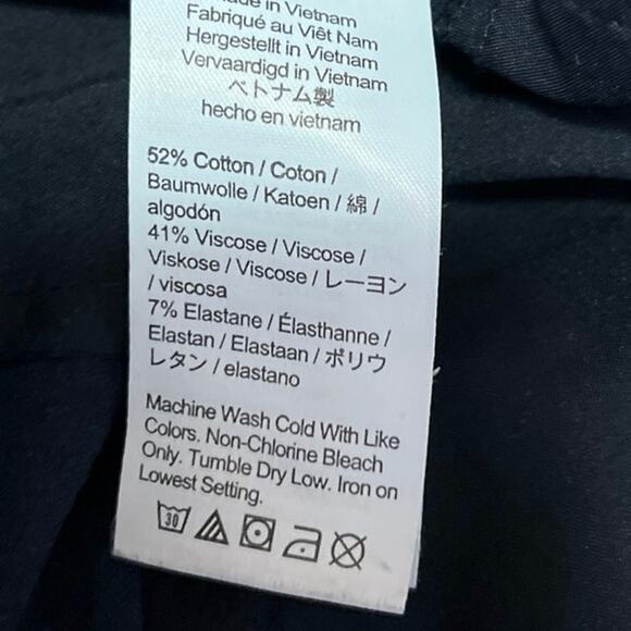 J.Crew Kate Women's Blue Straight Leg Mid Rise Crop Trousers Dress Pants Size 4 - Picture 5 of 5